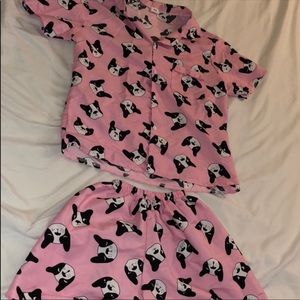 Dog pjs set